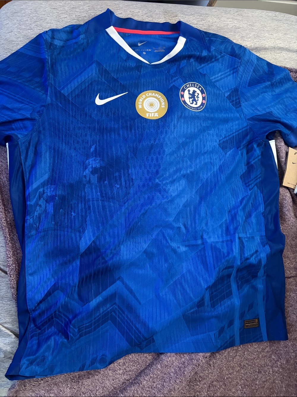 Chelsea FC Home Jersey 25-25, club World Cup champions, size XXL